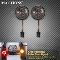 Motocyklowe tylne kierunkowskazy LED w kształcie pocisku, światła stop, lampy sygnalizacyjne do Harley Softail Sport Glide FLSB 18-21 FXSE 16-2017