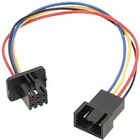 Convenient 4pin Male to 6Pin Female Connector PWM Fan Cable for PC Case Fans