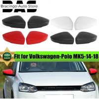 Fit For Volkswagen VW Polo MK5 6R 6C High Quality Rearview Mirror Cover Replacement Shell Side Wing Mirror Cap Car Accessories