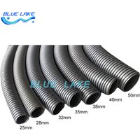 Tuyau fileté pour aspirateurs généraux, intérieur 25mm 28mm 32mm 35mm 38mm 40mm 50mm, pailles à soufflet, pièces durables pour aspirateur