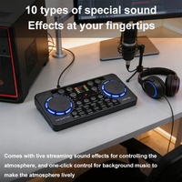 V300pro Live Streaming Sound Card Kit for Mobile and PC, Suitable for Influencers, with Bluetooth and Reverb