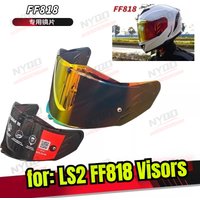 FF818 Motorcycle Helmet Black Lens Red Lens for LS2 FF818 Storm III Windshield Replacement Accessories