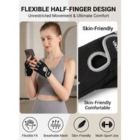 AliExpress OIMG VBOSi Women Half Finger Gym Gloves, Anti-Slip Breathable Fitness Weight Lifting Cycling Workout Training Protective Hand Gloves