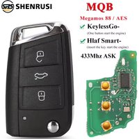 YONSEN for VW Seat Leon Ateca Golf7 MK7 Touran Polo Tiguan Skoda Octavia 5G6959752AB BB Car Remote Key 434MHz Megamos AES MQB