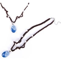 For Women Girl Jewelry Prop Accessories Anime Movie Princess Moana Necklace Cosplay Handmade Braided Leather Rope Necklace