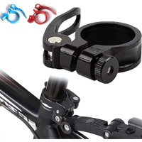 AliExpress NONE 28.6/31.8/34.9mm Bicycle Seatposts Clamps Mountain Bike Seat Posts Clamp Clips Quick Release Aluminum Alloy Seat Tube Clamp
