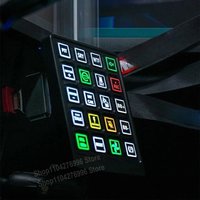 Simracing game Multi-function RGB Central Control Button Box For PC Racing Games Like Logitech Fanatec SIMAGIC MOZA