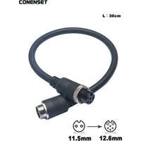 30cm BM Battery Air Cord For Shimano 2PIN To 6PIN Electric Fishing Reels Power Cord Dendomaru 3000 3000H 1000 800 600 Cable