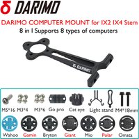 DARIMO ultra-light bicycle computer bracket, alloy bracket, suitable for IX2/IX4 stem, 8.9g, 8 dial styles, bicycle accessories