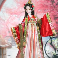 Dream Fairy 1/3 BJD62CM Zhaoxi - Spherical Conjoined Doll Full Set High end Customized Makeup DIY Girl