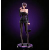 25 cm 9,8 cala Figurka Akcji Anime Chainsaw Man Reze, Statua z PVC, Ozdoba na Biurko, Kolekcjonerska Statua, Model Dekoracyjny, Zabawki, Prezenty