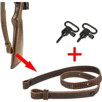 Tactical Leather shotgun Sling Adjustable Hunting Airsoft Shoulder Strap For Shotgun Ruger Remington 870 Hunting Accessories