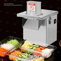 Fully automatic stainless steel multifunctional dicer vegetable cutter slicer electric commercial particle cutter image 4