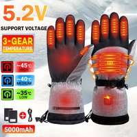 AliExpress pdmcms 3M Heated Gloves Hand Warmer Electric Thermal Gloves Waterproof Snowboard Cycling Motorcycle Bicycle Ski Outdoor Winter Gloves
