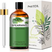PHATOIL l00ML Spearmint Pure Essential Oil for Diffuser Humidifier Australian Tea Tree Lemon Eucalyptus Lemongrass Rose Aroma