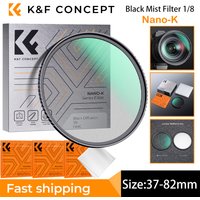 K&F CONCEPT Black Diffusion Filter 1/8 3pcs Cleaning Cloth with 18 Multi-Layer Coatings 55mm 58mm 62mm 67mm 82mm Nano K Series