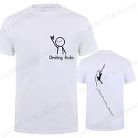 Climbing Rock T-Shirt for Climbers and Bouldering Lovers T-Shirt Funny Tee Tshirt for Men Tee Tops Short Sleeve Men's Clothing