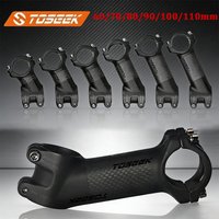 AliExpress TOSEEK Bicycle Stem 60/70/80/90/100/110mm MTB Road Bicycle Stem 10/17/25/35 Degree MTB Power MATTE Mountain Bike Table