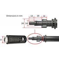 Pressure Washer Adapter Car Washer Connector for Lavor Sterwins Champion Vax Craftsman Deko Parkside Briggs bayonet fitting M22