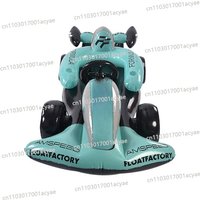New, adult cartoon model PVCF1 seat, inflatable racing car floating row large toy
