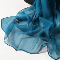 Elegant Chiffon Women Scarf Thin Soft Long Shawls and Wraps Breathable Solid Color Beach Sunscreen Hijab