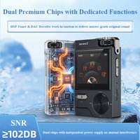 C3 Lossless Hi-Fi Music Player MP3 Supports DSD256 Decoding Equipped with TPA6530 Op-Amp Portable Lossless Music Player