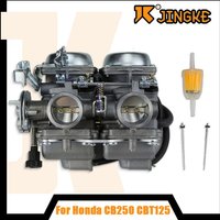 Twin Cylinder Motorcycle Carburetor For Honda CBT125 CB125T CA250 Rebel 250 CB250 CMX250 SPD26J QJ250-3 Keeway Supertiger 250