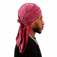 Cotton Hip Hop Bandana Headscarf Breathable Cycling Head Scarf Long Tail Pirate Cap Strap Headband Hat Headband Hole Bandana Cap