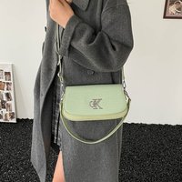 Unique Luxury Crossbody Bag For Women Designer Letter Logo Large Capacity Leather Diaper Bag Elegant Commuter Textured Tote