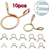 10/20/50pcs petrol hose spring clamps 5~14mm Zinc Plated Pipe Clips Fuel Line Petrol Pipe Fuel Hose Clamp for Motorcycle Boats