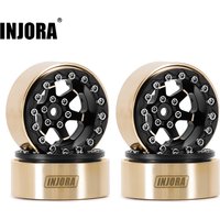 INJORA Brass 1.3" Beadlock Wheel Rims for 1/24 1/18 RC Crawlers (W1310)