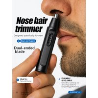 nose hair trimmer and ear for facial hair remover,nasal hair cutter remover cleaning Washable,Portable pro