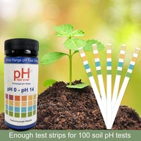 Ph Test Strips Wide Range 0-14 Soil Ph Test Kit Garden Plant Care Water Quality Test Strips Accurate Fast Results