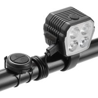 OFFBONDAGE Bicycle Headlight Horn 2-In-1 Bike Near And Far Light 2/4 Lamp Beaded Wire Control Bell Horn Mountain Bike Accessory