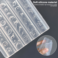 Starfish Shell Flower Silicone Mould for Nail Art DIY Handmade Bow Chain Tool