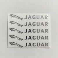 For Jaguar XE XF XJ F-Type F-Pace XKR XFL XK XJL XJ6 3D Car Logo Interior Emblem Waterproof Sticker Decoration Decals Keychain