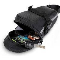 Multi-functional Folding Seat Pad Bag for Mountain Bikes - Water-resistant and Wear-resistant Cycling Equipment