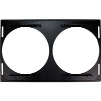 14'' x 23'' Universal Auto Air Conditioner Condenser Cover Radiator Fan Hood Electronic Fan Mounting Iron Bracket