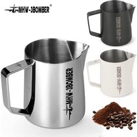 MHW 3BOMBER 400/700ml Milk Frothing Pitcher Steamer Cup Big Capacity Milk Foam Jug Milk Steaming Latte Tools Coffee Accessories