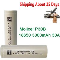2-10pcs Molicel P30B INR 18650 Battery 3000mah Capacity CDR 30A 3.7V Lithium-ion Batteries Rechargeable For Battery Pack Camera