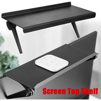 New TV Screen Top Shelf Rack Adjustable Computer Monitor Desktop Display Stand Rack Router Storage Rack Holder Home Organizer