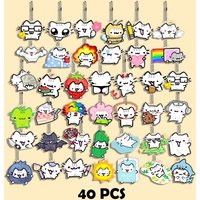 Funny Cat Character Keychain Student Gift for Women's Bag Cute Things Gift for Best Friends Wholesale Gifts Kitty