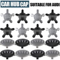 59mm/135mm Original Car Wheel Center Hub Caps Emblem Cover For Audi A3 A4 A5 A6 A7 A1 A2 Q3 Q4 Q5 Q7 S3 S4 S5 S6 S Line Quattro
