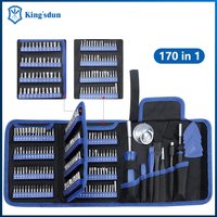 Jeu de tournevis de précision 170 en 1, série d'embouts magnétiques, petits kits d'outils à main portables pour Xiaomi, réparation de téléphone portable, PC, montre
