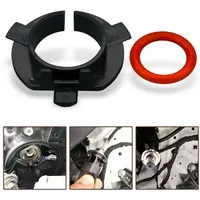 Socket Headlight Bulb Adapter 2x Accessory Aftermarket Black For Kia H7 LED Parts Replacement Replaces Retainer Base NEW