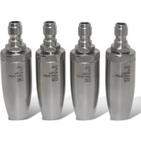 Rotating Nozzle G1/4 360 ° Nozzle Water Gun Stainless Steel Nozzle 1.24/1.15/1.08/0.98mm High pressure car wash water gun