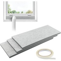 [NEW!A67Z】 Adjustable AC Window Seal Double Layer Insulation Foam Panel Kit, Portable Air Conditioner Window Vent Unit