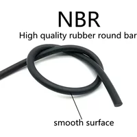 OD 0.8~10mm NBR Black Rubber Strip Seal High Temperature Oil Resistant Nitrile Sealing Rope Solid High-Quality Round Strip