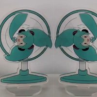Creative Hatsune Miku Rotating Acrylic Stand Figure Cute Anime Desktop Decoration Ornament Collection Gift for Friends