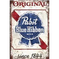 Pabst Blue Ribbon Beer Funny Sign Weatherproof Aluminum sign
